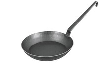 Turk Bratpfanne Schmiedeeisern Mit Hakenstiel Ø24Cm Schwarz