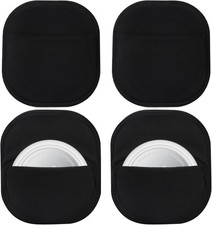 for Airtag Holder Sticky Pouch, 4 Pack Hidden  Protective Sleeve for Luggage...