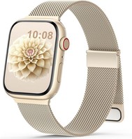 Ersatzarmband Metall Edelstahl Magnetisch 38-49Mm FüR Apple Watch Damen Herren