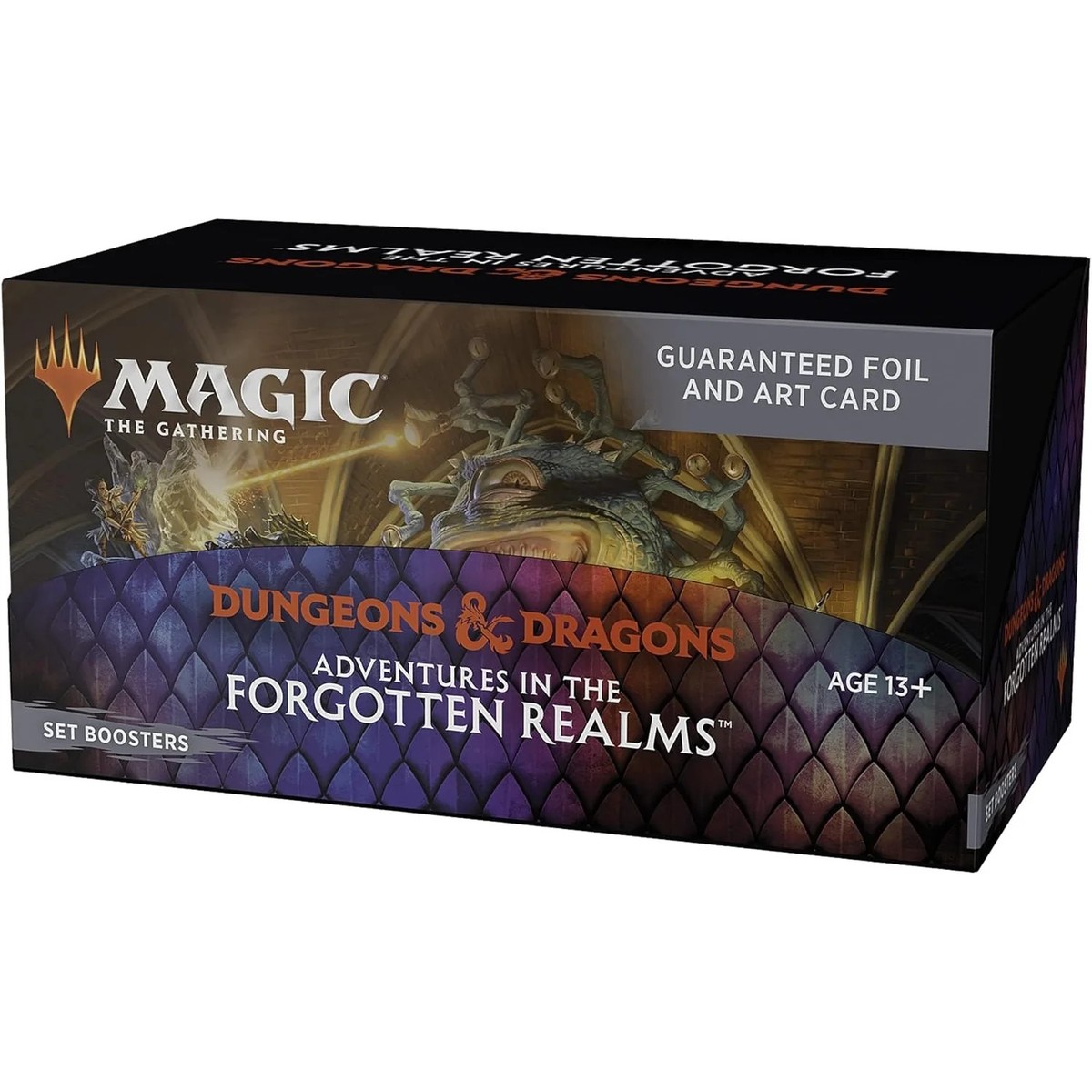 mtg d&d set booster box Amazon.com: Magic: The Gathering Adventures in The Forgotten Realms Set  Booster Box, 30 Packs, for ages 13+ : Toys & Games main image 1