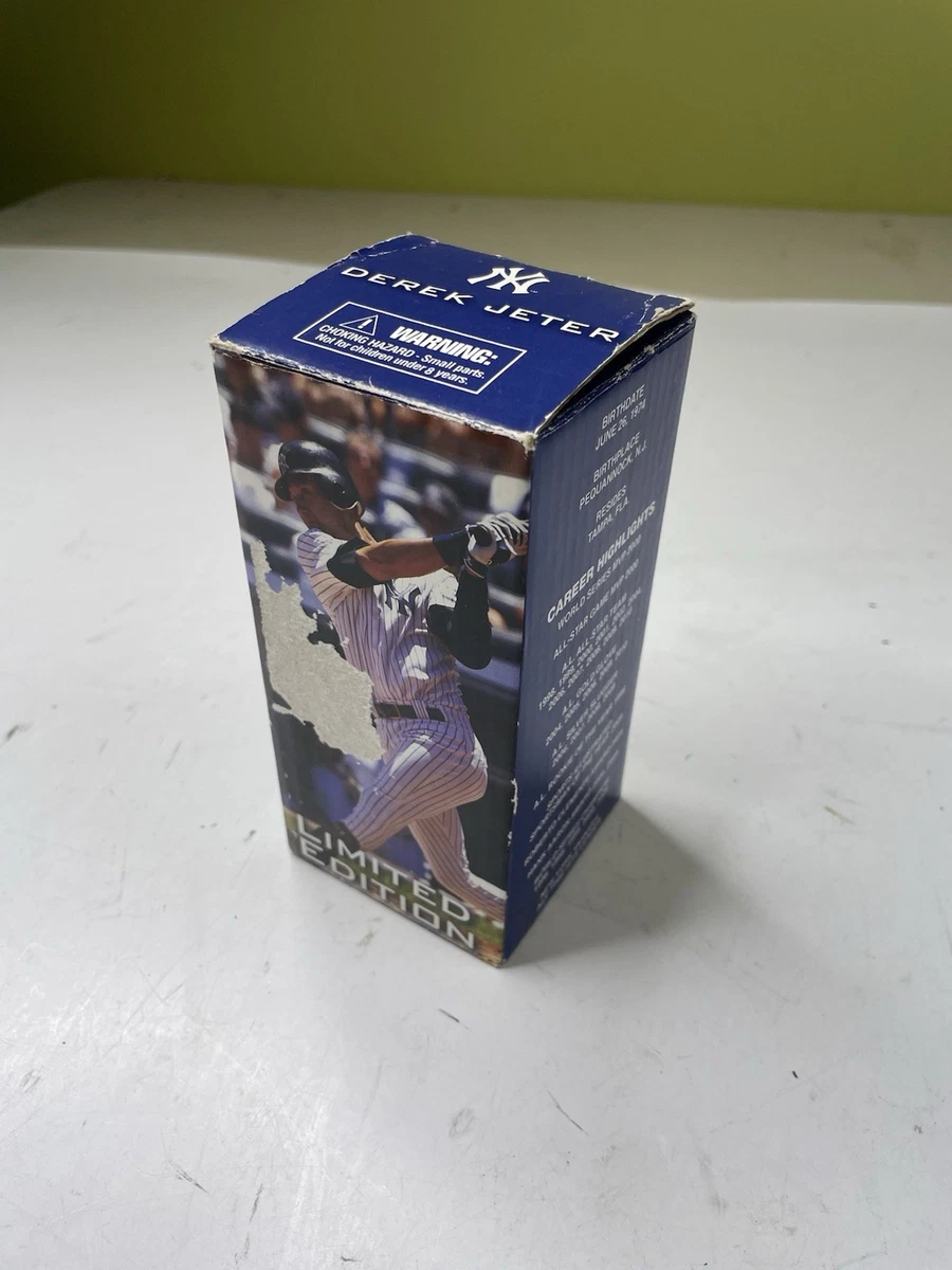 New York Yankees Derek Jeter MLB Sculpture Featuring A Beveled Glass