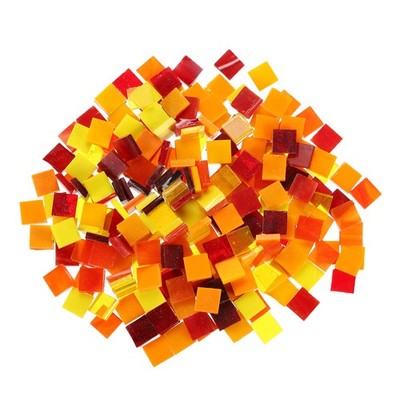 500g Gemischte Farbe Quadratische Glimmer Mica Mosaik Fliesen 700 Stück