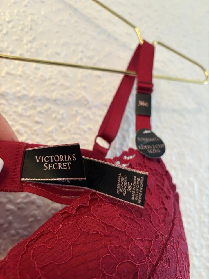 Victoria's Secret Bombshell Plunge Bra BH (Adds 2 Cup Sizes - 36C) - Bild 3 von 3