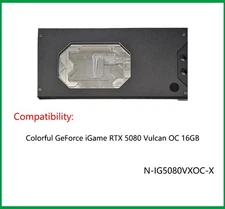 Granzon GPU Water Block For Colorful GeForce IGame RTX 5080 Vulcan OC 16GB