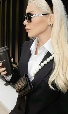 CHANEL シャネル サングラス レジン 4066-B ラインストーン 美品 CHANEL CH5422B Women's Sunglasses Black White Crystal Strass