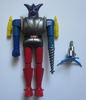 Robot pressofuso vintage anni 70 Japan POPY SHOGUN WARRIORS RAIDER con accessori