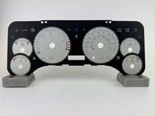 US Speedo Grey Jeep Wrangler Gauge Face for Clusters 2002-2006 (Full Time Icon)