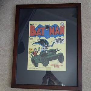 DC Comics Framed Batman Robin No.12 Anniversary Issue Poster (Pottery Barn)