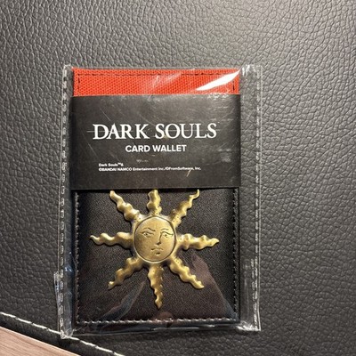 DARK SOULS ~Card Wallet~Loot Crate Gaming EXCLUSIVE ~Solaire Gold Sun Logo~New