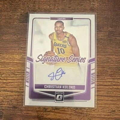 Panini 2024-25 Donruss Optic Signature Series Christian Koloko Auto #SS-KOL