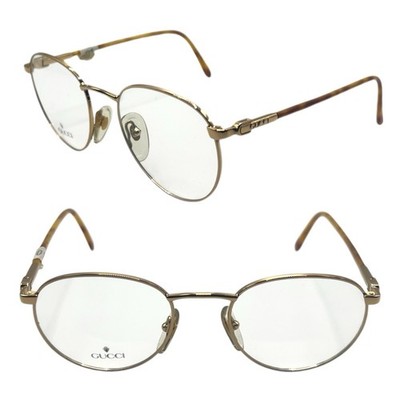 Gucci GG1324 Brillengestell - Gold / Havanabraun - Made In Italy