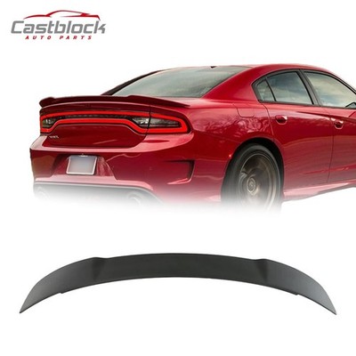Spoiler Wing Fits 2015+ Dodge Charger SRT Matte Black SRT Rock Spoiler
