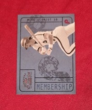 2004 Donruss #M15 Classics Membership Mike Schmidt/2499 Phillies MLB Card NM-MT+
