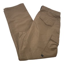 5.11 Tactical Pants Men's 38x32 Brown Fast Tac Cargo Pant Ripstop 74439