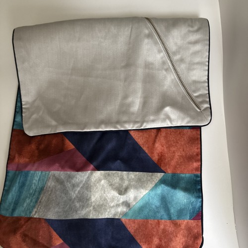 West Elm Abstract Geoscape Pillow Cover 14x26 - Picture 5 of 7