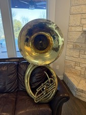 King 2350 Sousaphone with Neck, Bits, and Plastic Case
