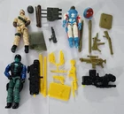 S-481 VINTAGE 1990'S HASBRO GI JOE FIGURES AMBUSH BEACHHEAD & ROADBLOCK