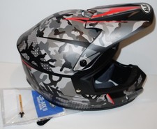 Camo Motocross Helmet HJC CS-MX 2 Sapir / Red...