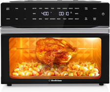 32QT Extra Large Air Fryer, 19-In-1 Air Fryer Toaster Oven Combo with Rotisserie