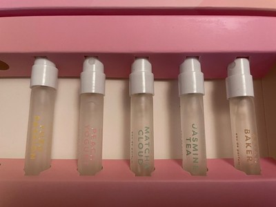 5 Mochiglow Perfume Samples - Yuzu Passion, Peach, Matcha, Jasmine, Asian Bakery