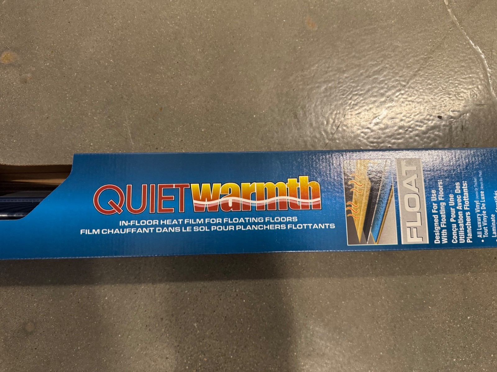 QuietWarmth Float 10 ft. x 36 in. 120-Volt Radiant Floor Heating System