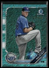 2019 Bowman #BCP-105 Brendan McKay Chrome Sky Blue Shimmer Refractor /125
