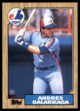 Andres Galarraga 1987 Topps #272 Expos MLB READ FREE SHIPPING AutographDen
