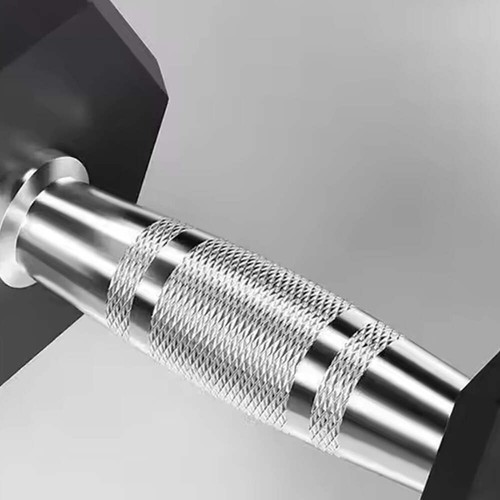 Hex Dumbbell Set with 3-Tier Tree Rack & Optional Bench – Rubber Coated ...