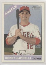 2015 Topps Heritage High Number Glossy Back Johnny Giavotella #624 1b3