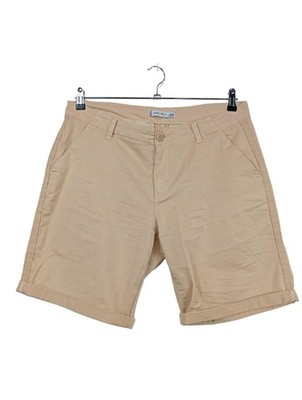 AMISU Bermuda Damen Hose Gr. DE 44 wollweiß Casual-Look