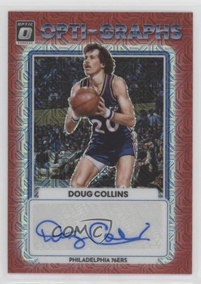2022-23 Panini Donruss Optic Opti-Graphs Choice Prizm Doug Collins Auto HOF 14t3