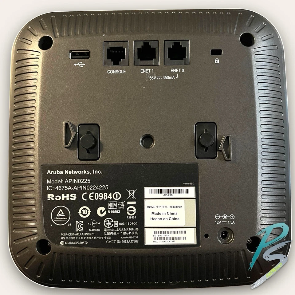 Aruba APIN0225 Wireless Access Point 3x3:3 Dual Radio Integrated Antenna - Image 3 of 3