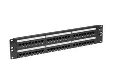 Tripp Lite Series 48-Port Cat6 Patch Panel - UTP, 110 Punch Down, RJ45, 2U, TAA