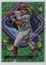 2023 Topps Cosmic Chrome Green Space Dust Refractor 20/75 Joey Meneses #89 1i1g