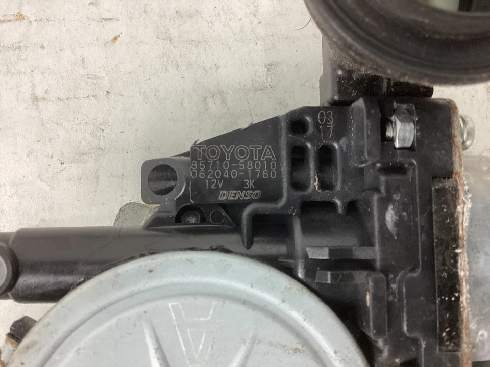 Lexus Is250 Is350 2006-2008 regulador de ventana trasera izquierda y conjunto de motor OEM Foto 2 de 4