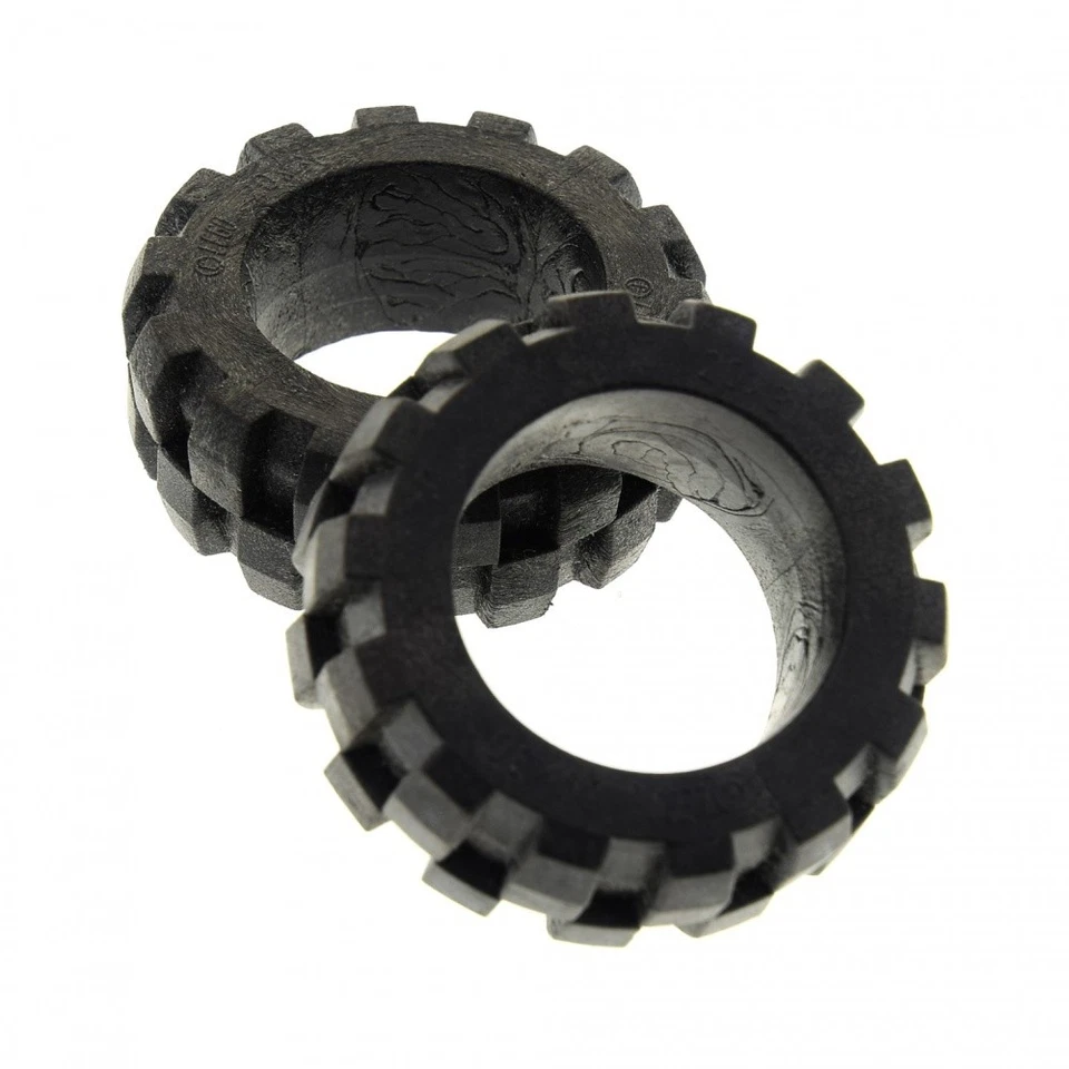 2x Lego Technic Rad 20x30 schwarz Räder Ballon Reifen hart Auto Fahrzeug 2857