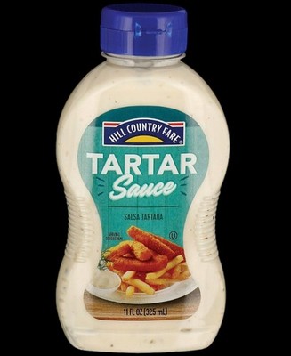 Hill Country Fare Premium Tartar Sauce 11oz Bottle Perfect For All Fish Dishes