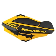 Powermadd Sentinel Handguards - Ski-Doo Yellow/Black - 34401