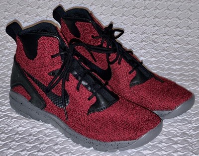 NIKE Koth Ultra Mid Jacquard Chukka Gym Red Black Outdoor Sneakers Shoes Mens 9