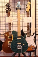 (MUSIC MAN) Guitare électrique Axis EX Translucent Blue 1990's Made in Japan ...