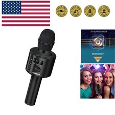 Wireless Bluetooth Karaoke Microphone  Speaker - Perfect for Parties  Home