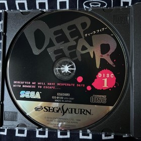 Extremely Vhtf Item Deep Fear Sega Saturn Software Negotiable Ok JPN Vintage L