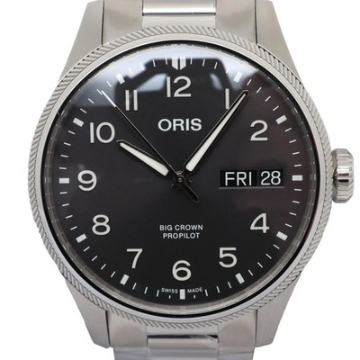 2026 New Oris 01 752 7760 4063-07 8 22 08P Big Crown ProPilot Day Date 44 Watch