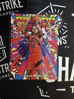 Collin Murray-Boyles 2025-26 Topps Power Players Rookie PP-19 Toronto Raptors