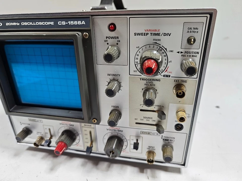 TRIO CS-1566A Oscilloscope - Power On/Of Tested Only, Has Scratches and Marks - Image 4 of 4