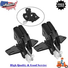 2x Rear Door Extended Cab Lower Latch For 99-07 Chevy Silverado Gmc 10356951