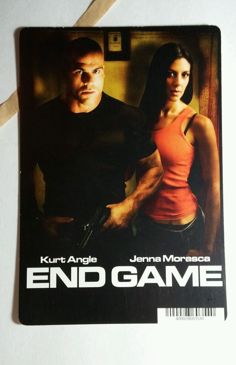 END GAME KURT ANGLE JENNA MORASCA PHOTO MINI POSTER BACKER CARD (NOT A  movie )