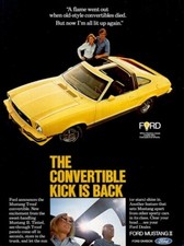 Lot Of 4 1977 Ford Mustang Ads