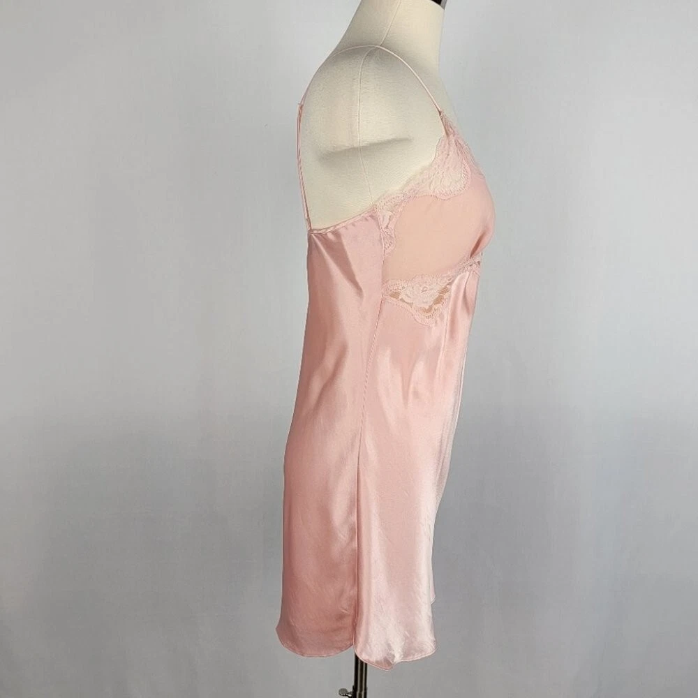 UNDERCOVER Abito slip vintage Victorias Secret camicia piccolo babydoll rosa civettuola anni '90