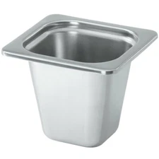 Vollrath 8266205 1/6 Size Satin-Finish Stainless  Miramar™ Steam Table Pan  6" 